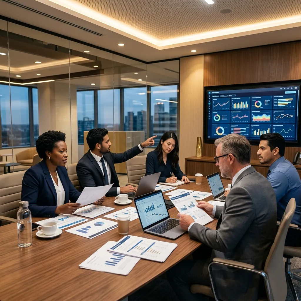 AMC Partners consulting team in boardroom